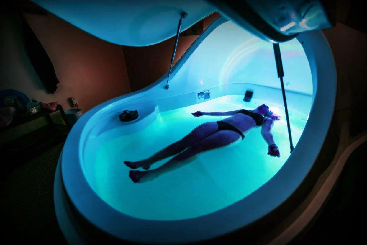 Float pod at 180 Float Spa, North Carolina